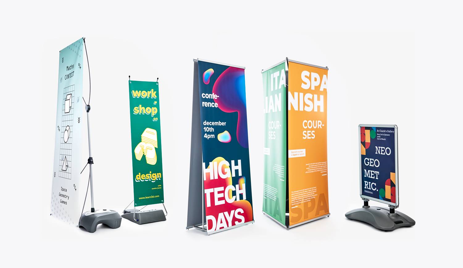 kakemono roll-up banderole bâche impression textile