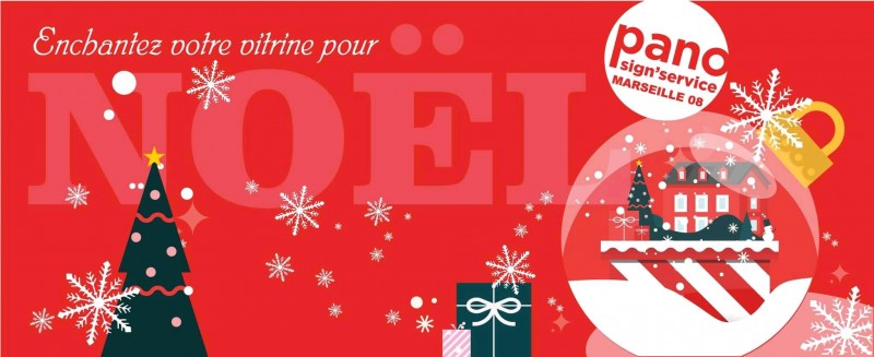 Transformez vos vitrines pour Noel et rendez les féériques !✨avec Pano Marseille