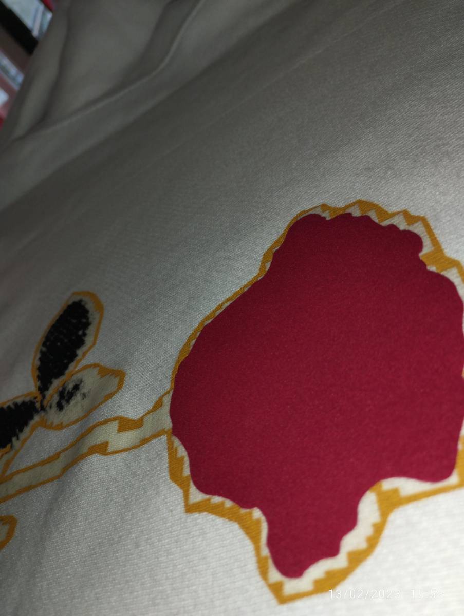 marquage velours rouge sweat