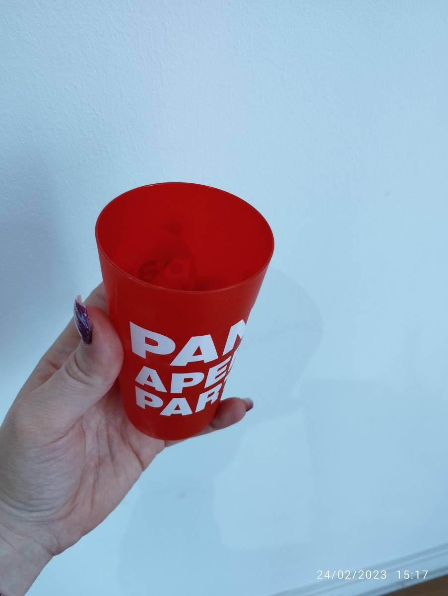 verre personnalisé en plastique haute qualité réutilisable et passe au lave vaisselle